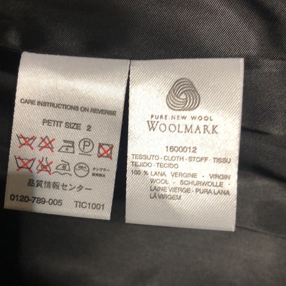 Maxmara black minimalist pea coat - Picture 7 of 7